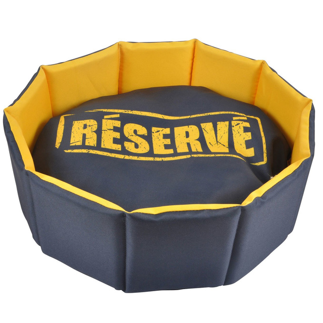 Pat pentru caini si pisici cu perna detasabila CHIC, Ø 48 cm