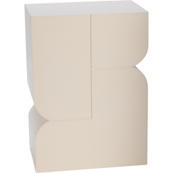 Masa auxiliară HUE, 30,5 x 20 x 42,5 cm, bej