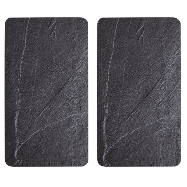 Plite protectie din sticlă, 2 bucăți, Kesper, DARK CONCRETE