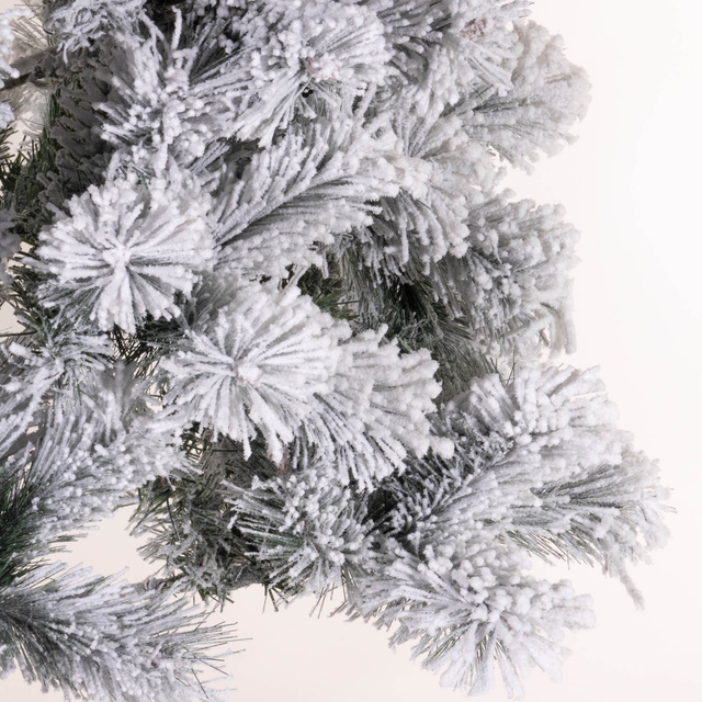 Brad artificial, acoperit cu zapada, 150 cm
