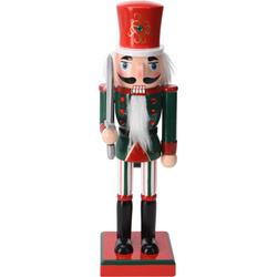 Bunic cu nuci, figură din lemn de pin, 25 cm