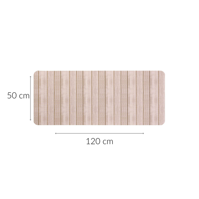 Covor de baie lung cu model, 50 x 120 cm