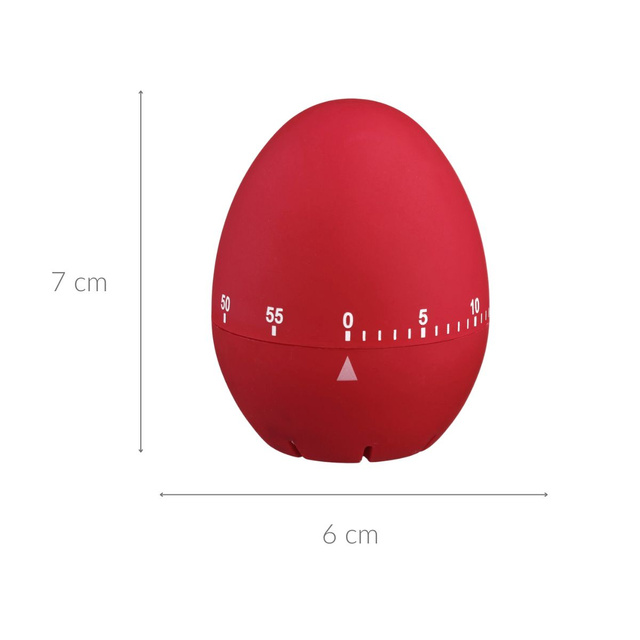 Timer in forma de ou, 7 cm