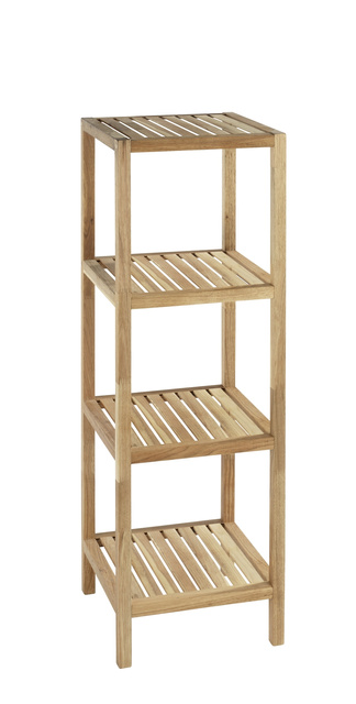 Raft de baie NORWAY - 4 niveluri, WENKO, natural