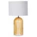 Lampa de masa cu baza din sticla canelata, LINES, Ø 25 cm