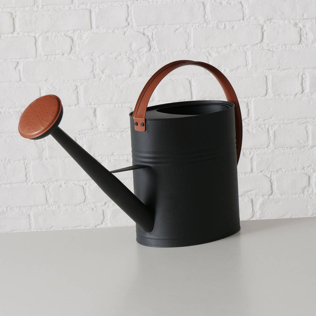 Stropitoare de gradina din cupru Connie, negru mat, 10 l