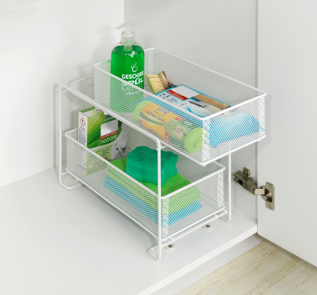 Cos pentru alimente GIOMA, 2 niveluri, WENKO