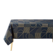 Fata de masa dreptunghiulara, cu print metalic, LINEOR, 150 x 240 cm