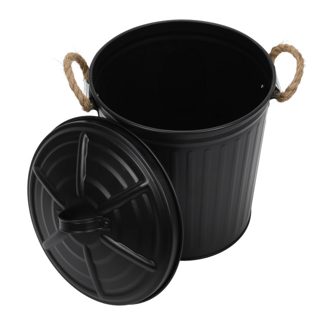 Coș de gunoi GARA, Negru, 6 L, WENKO