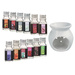 Set suport aroma terapie suport + 12 uleiuri esențiale, complet