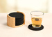 Coaster din fetru pentru cesti, 12 piese, Kesper