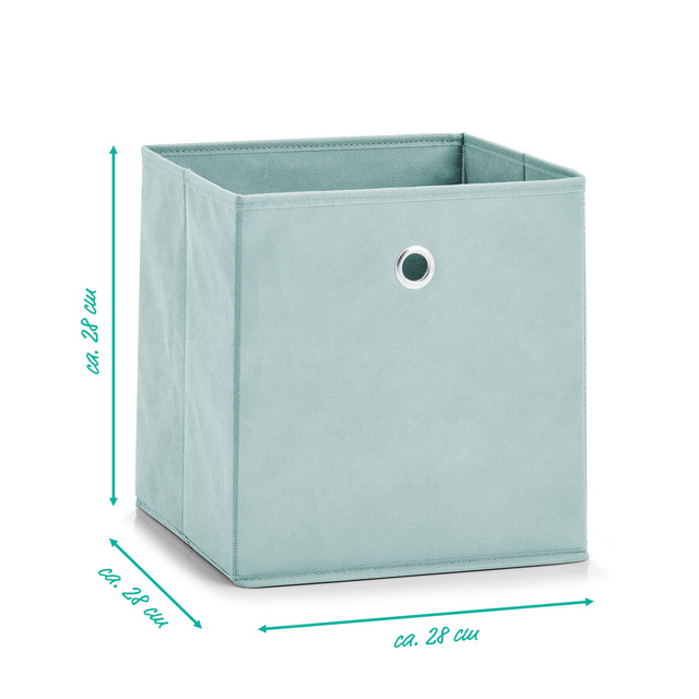 Cutie depozitare, Albastru, 28x28x28 cm, Zeller