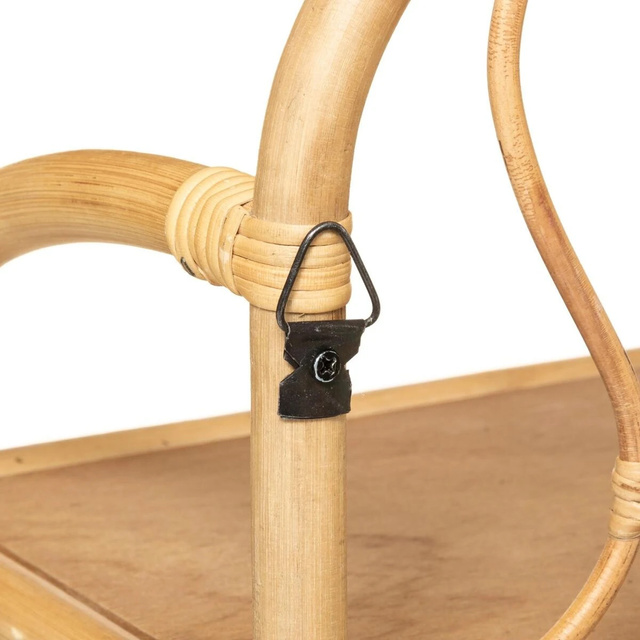 Raft decorativ pentru camera copilului, agatat, 57 cm, ratan