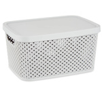 Cos din plastic cu capac, organizator, 3,5 l