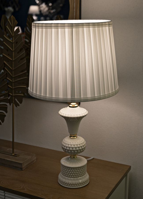 Lampă de birou cu bază decorativă CASERTA, 57 cm