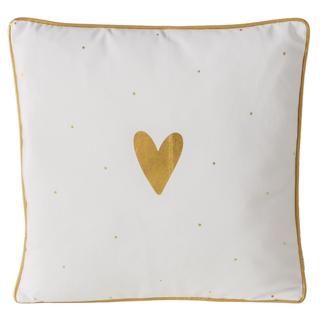 Perna decorativa cu garnitura metalica DILARA, 45 x 45 cm