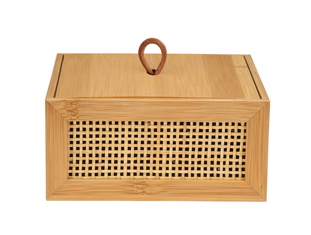 Cutie cosmetice ALLEGRE BAMBOO, 15 x 7 x 15 cm, WENKO