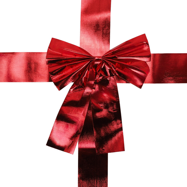 Decorațiune de Crăciun pentru ușă, fundă, 33 x 42 cm