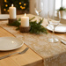 Traversa de masă cu motiv de Crăciun, 28 x 300 cm
