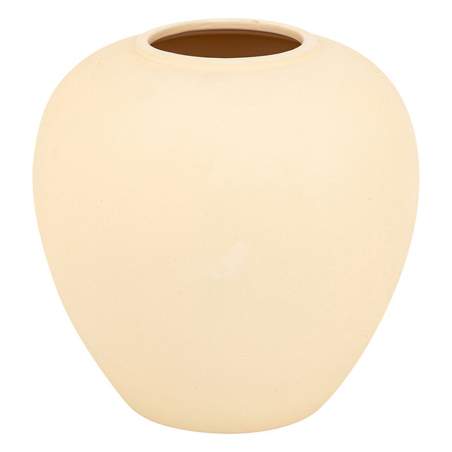 Vază sferică ceramică bej Rily H22
