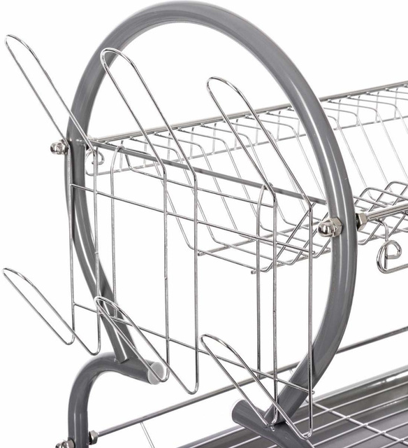 Scurgator vase 2 niveluri + coș pentru tacâmuri