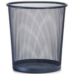 Coș de hârtie din plasă de oțel, ZELLER, negru
