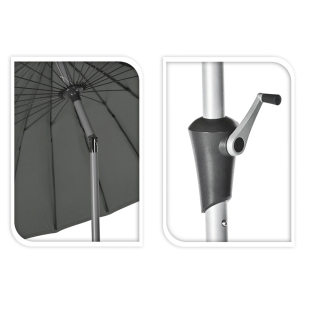 Umbrela mare de gradina, Ø 270 cm