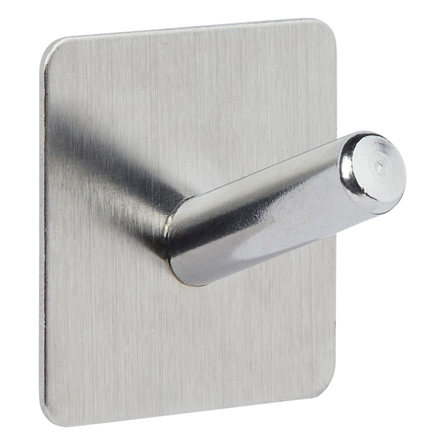 Set de 2 cârlige autoadezive STIKY, oțel inoxidabil