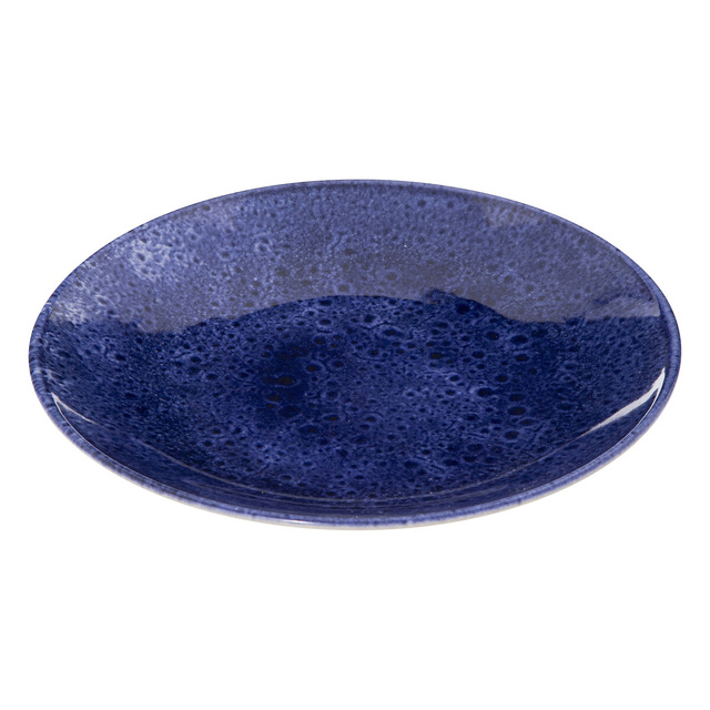 Farfurie de masa din gresie CASA bleumarin, Ø 27 cm