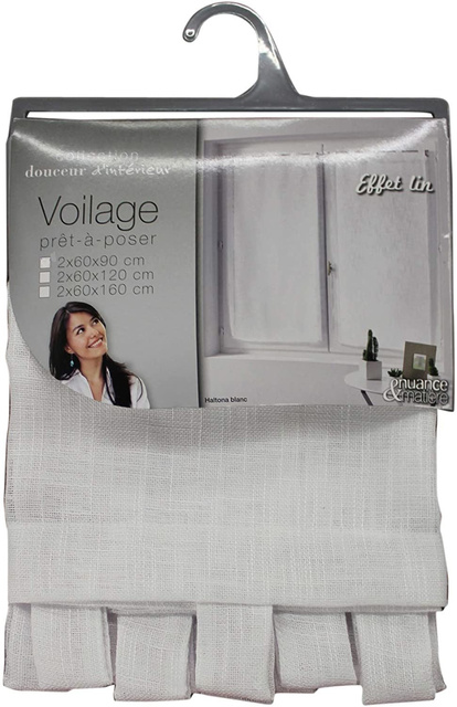 Perdea scurta bucatarie HALTONA, 60 x 160 cm, 2 bucati