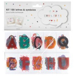 Litere lightbox, 100 de bucăți