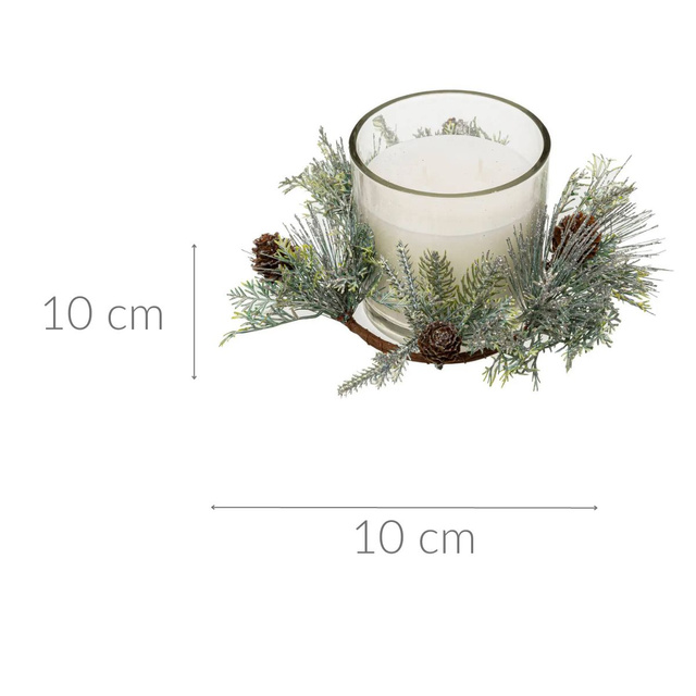 Coronita de Crăciun cu lumânare, 270 g