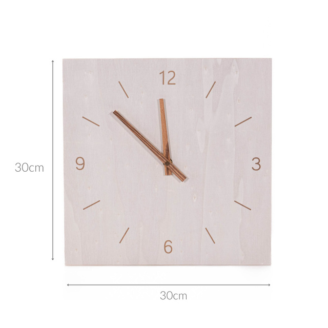 Ceas de perete din lemn Simplicity