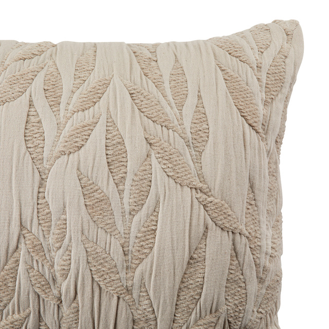 Pernă decorativă LETHO cu frunze, 38 × 58 cm