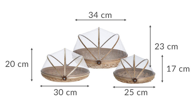 Coș de pâine din fibră de bambus, recipient practic pentru alimente pentru bucătărie.