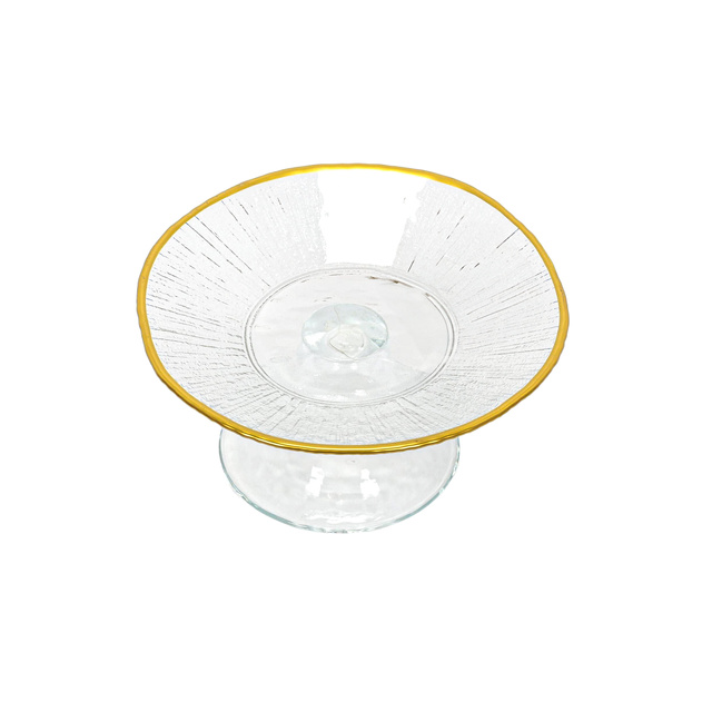 Tavă pentru tort cu margine aurie DATURA, 15 cm