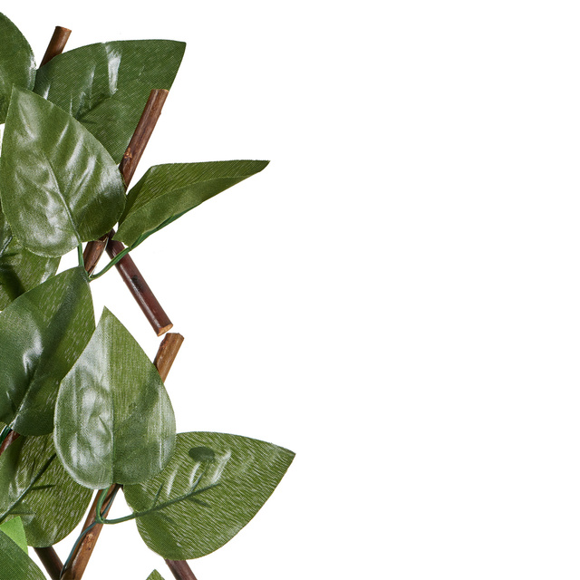 Husa balcon gard viu artificial, frunze bicolore, 1 x 2 m