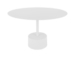 Masă de cafea metalică NOWA, Ø 55 cm