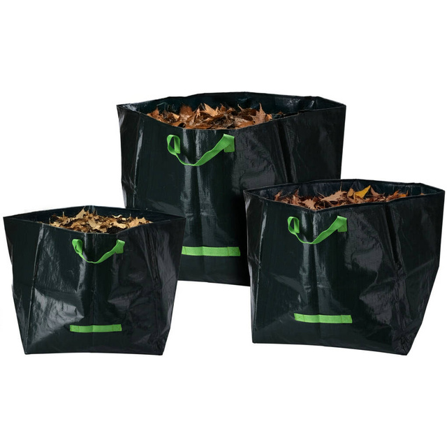 Set 3 saci de gradina din plastic rezistent