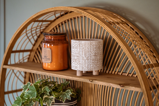 Lumanare parfumata cu suport din sticla, 510 g