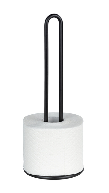 Suport pentru prosop de hârtie Ø 12,5 cm, negru, WENKO