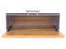 Cos servire pentru paine, Secret de Gourmet, 37x27x15 cm, Lemn, Maro/Transparent