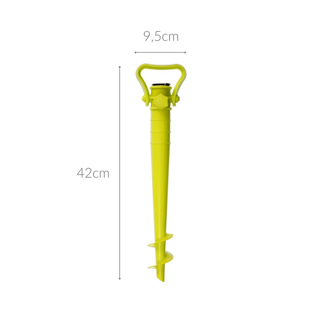Suport pentru umbrela de plaja, plastic, 42 cm