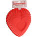 Tava de copt din silicon in forma de inima, 25 x 16 x 7 cm