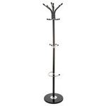 Cuier pentru haine, 182 cm, metal, negru