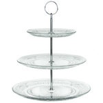 Platou pentru prajituri cu 3 iveluri