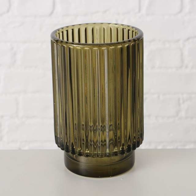 Borcane cu caneluri BUNA, inaltime 8-13 cm