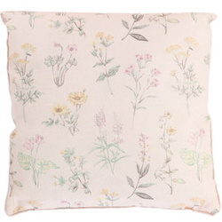 Perna decorativa cu model floral, 45 x 45 cm