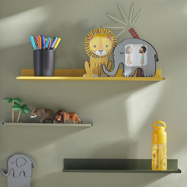 Rafturi pentru cărți pentru copii THE KING OF THE JUNGLE, 3 bucăți