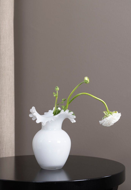 Vază decorativă din sticlă VUOLLE, 19 cm